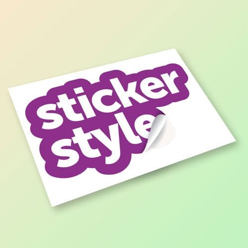 Vinilo Blanco Laminado Brillo - StickerStyle